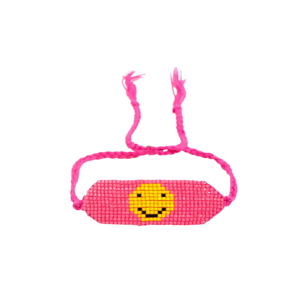 Happy Face Kid's Adjustable Bracelet