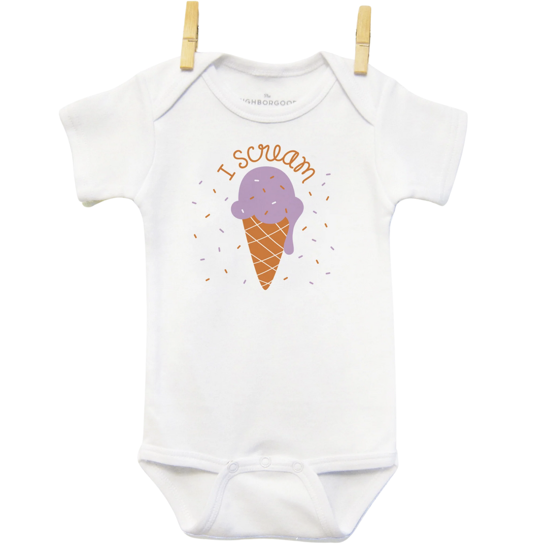 Ice Cream/I Scream Onesie