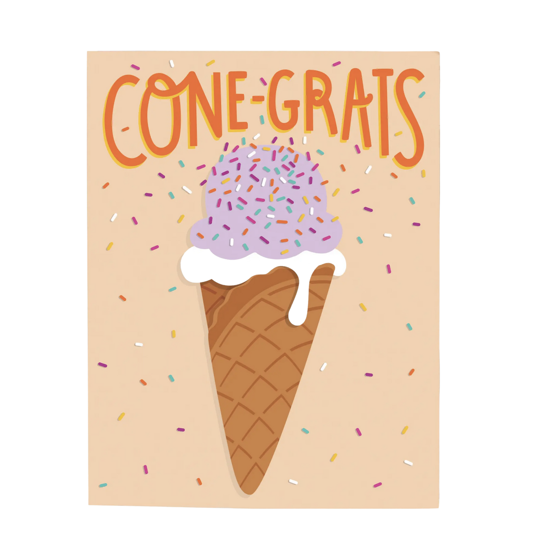 Cone-grats Card