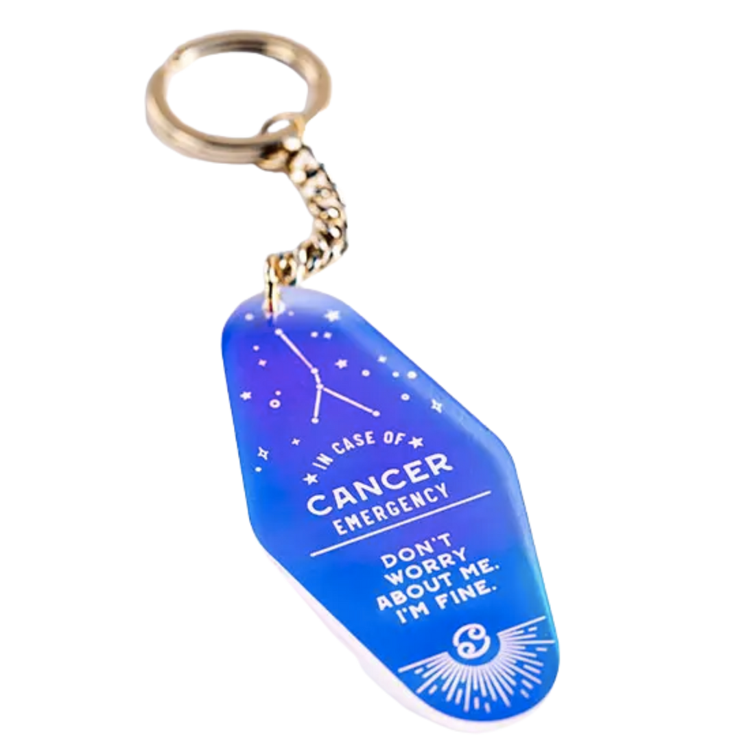 Zodiac Holographic Keychain