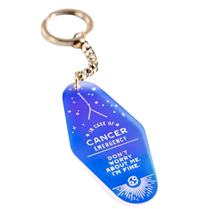 Zodiac Holographic Keychain