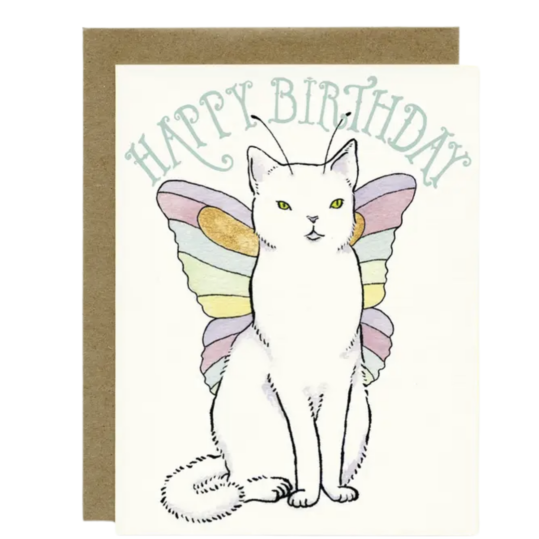 Catterfly Birthday Card