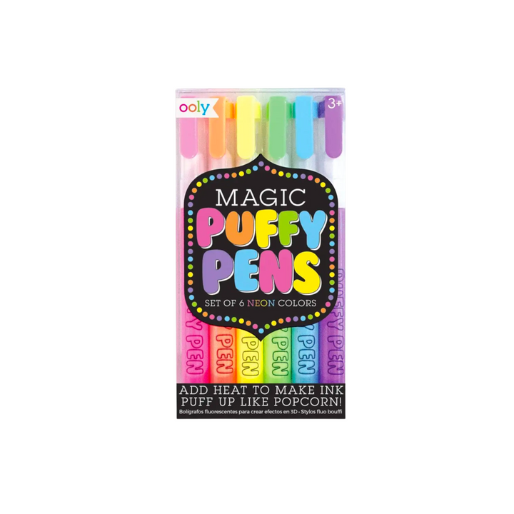 Magic Neon Puffy Pens