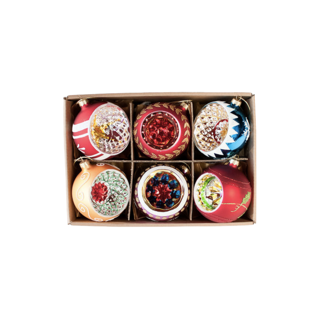 Reflector Ornament Set of 6