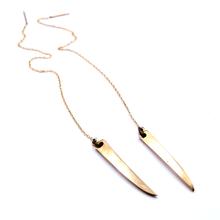 Tine Earrings - Brass