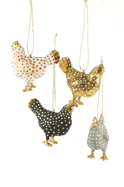 Merriment Hen Ornament