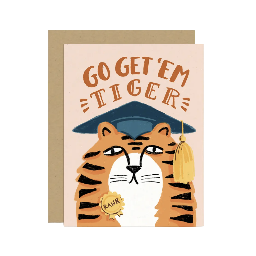 Go Get 'Em Tiger Card