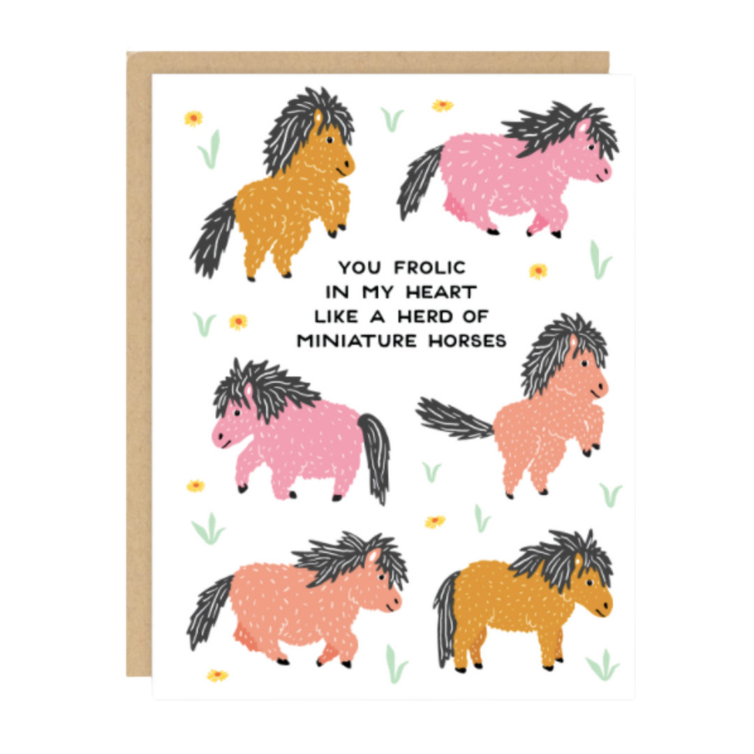 Miniature Horses Card