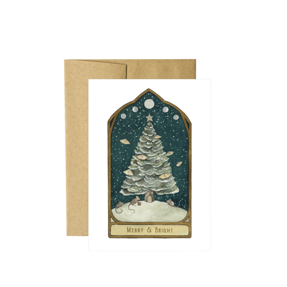 Merry and Bright - Greeting Card