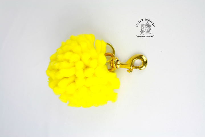 Pompom Keychain DIY Kit