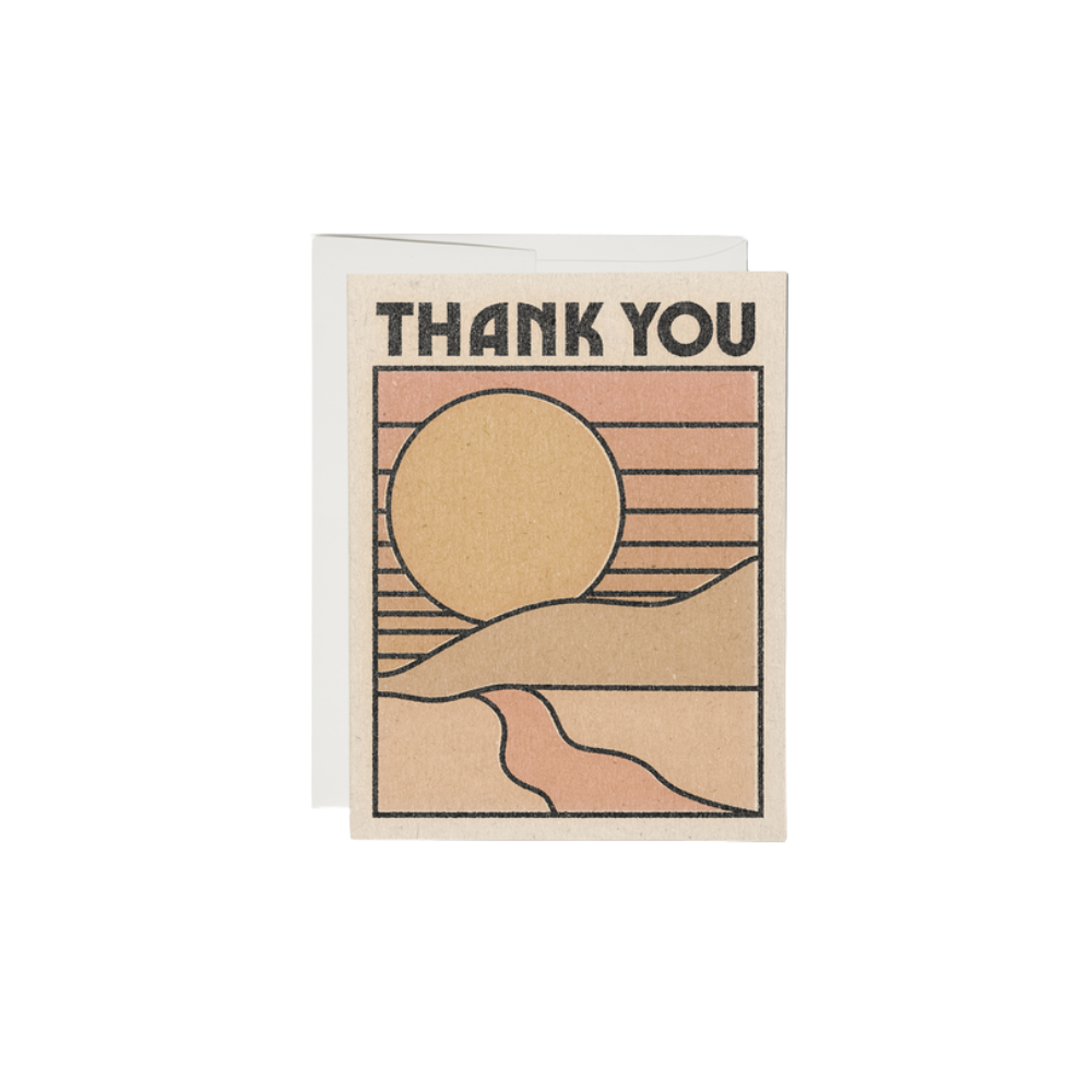 Sun Thank You Card
