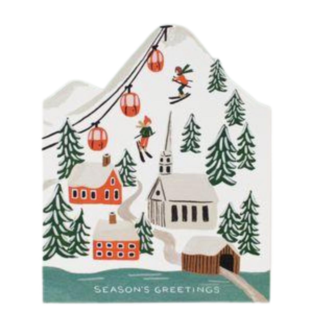 Holiday Snow Scene Card