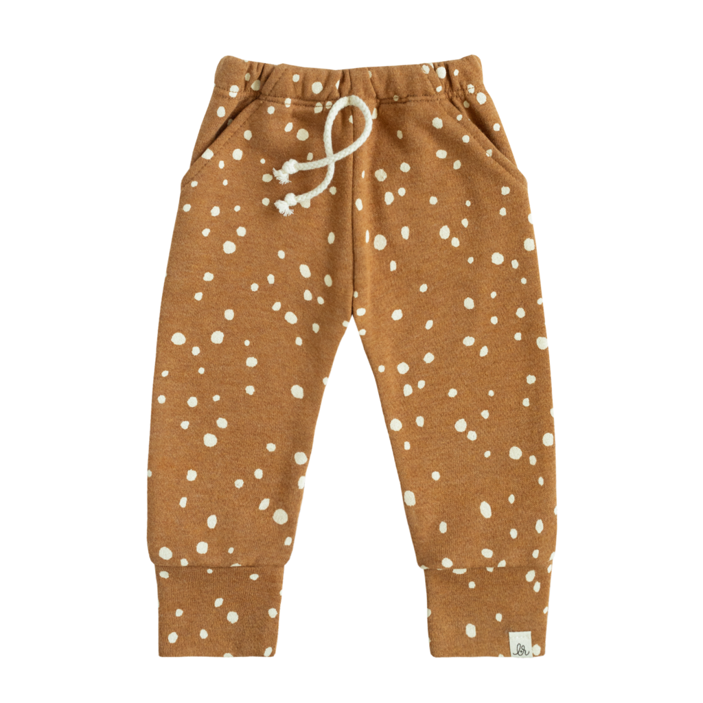 Rust Dot Skinny Joggers