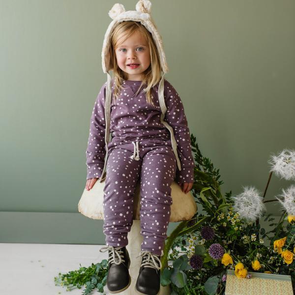 Grape Dot Skinny Joggers