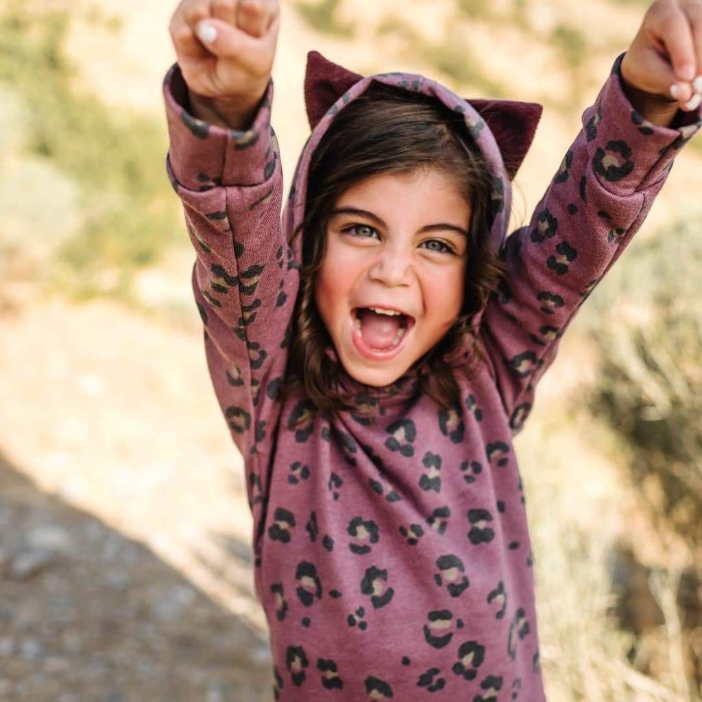 Iris Cheetah Cat Ear Hoodie