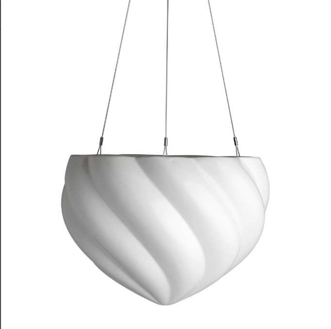 Spiral Planter-White