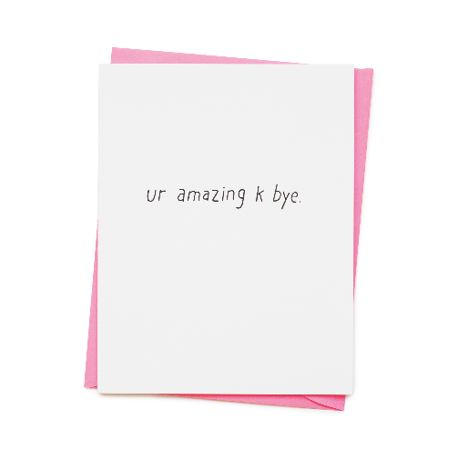 Ur Amazing Card