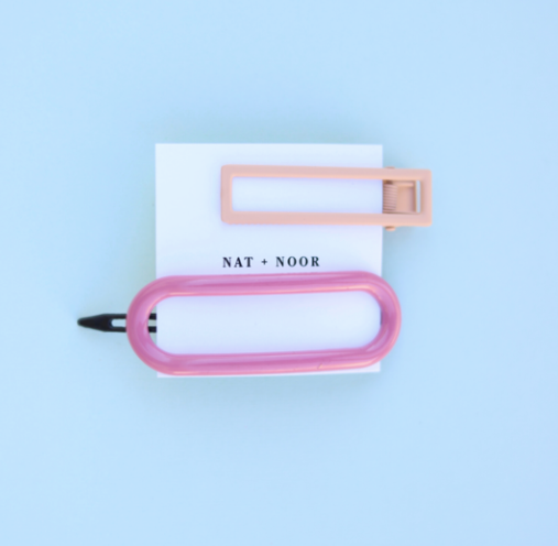 Pink Sky Hair Clip Set
