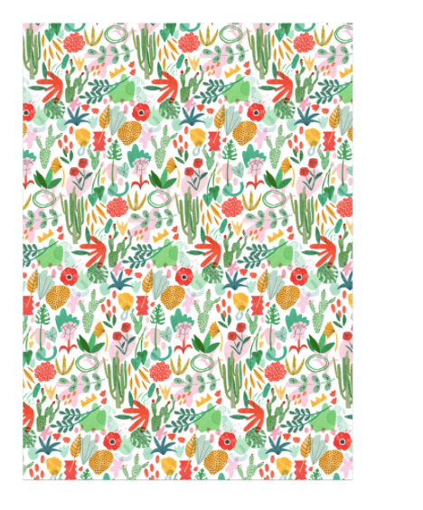Succulent Garden Gift Wrap