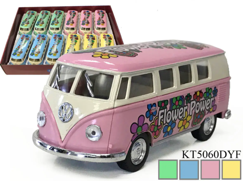 Volkswagen Classical Bus Pastel Color Model Car