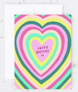 Birthday Heart Card