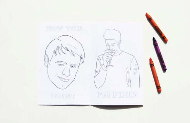Friends Coloring Book