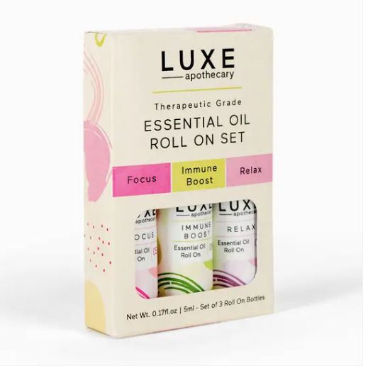 Luxe Mini Essential Oil Roll On Pack - Lime