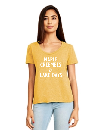 Maple Creemees & Lake Days Women's T-Shirt