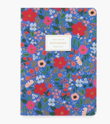Wild Rose Stitched Notebook Set