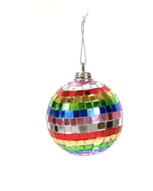 Spectrum Mirror Ball Ornament
