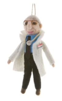 Felt Fauci Ornament