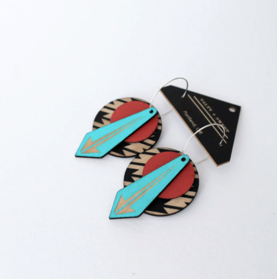 Arrow Earrings in Southwestern