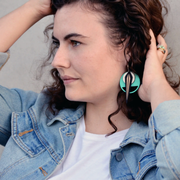 La Naja Earrings in Turquoise
