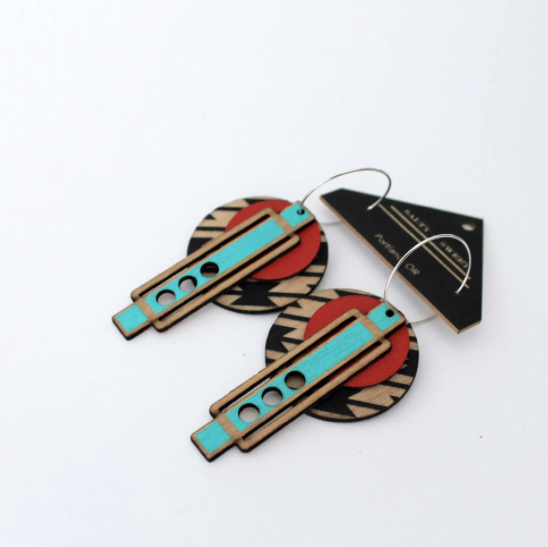 Wright Earrings in Southwestern