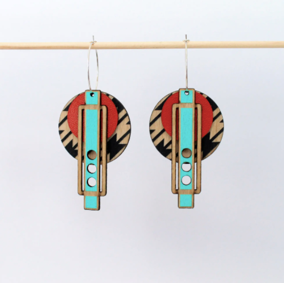 Wright Earrings in Southwestern