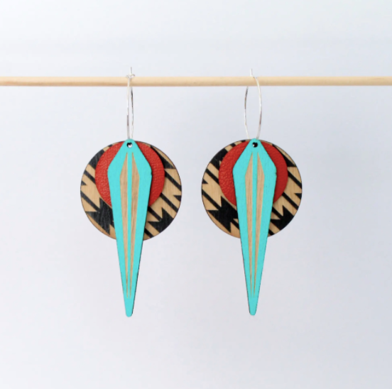 La Naja Earrings in Southwestern