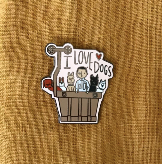 Isle of Dogs Enamel Pin
