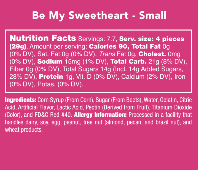 Be My Sweetheart Sweet-Tart Gummies