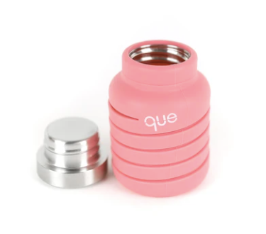 Que Collapsable Water Bottle 12oz