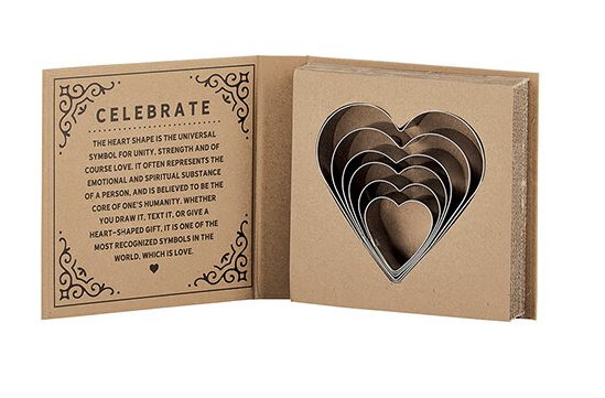 Heart-Shaped Cookie Cutter Set