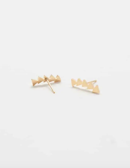 Gold Triangle Ear Crawlers