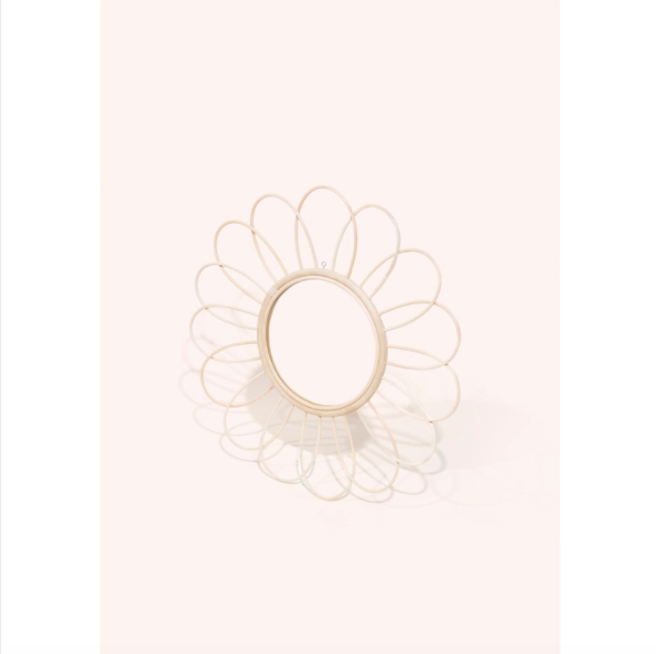 Flower/Mandala Cane Mirror