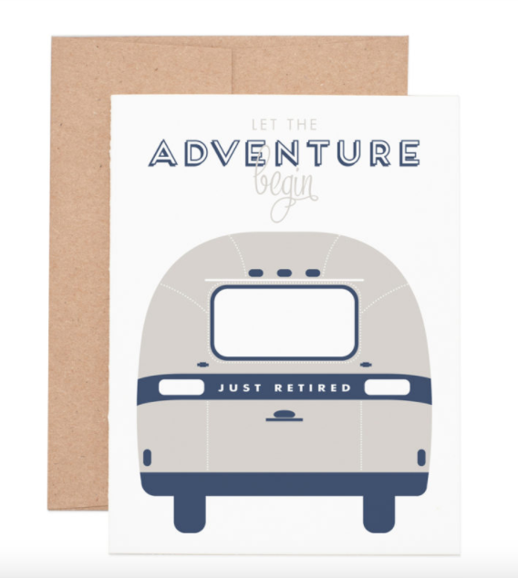 Airstream Retirement Greeting Card