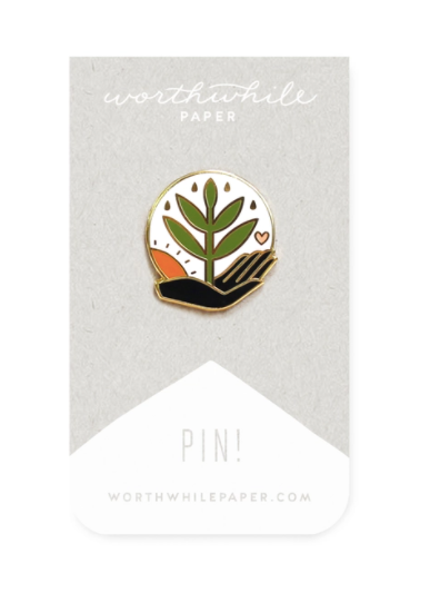 Grow Enamel Pin