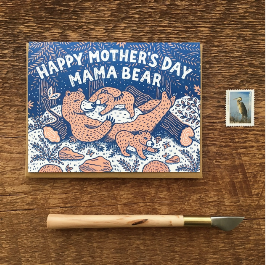 Mama Bear Mother's Day Card