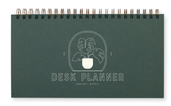 Monstera Houseplant Weekly Planner