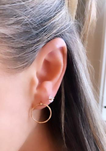 Herkimer Diamond Studs