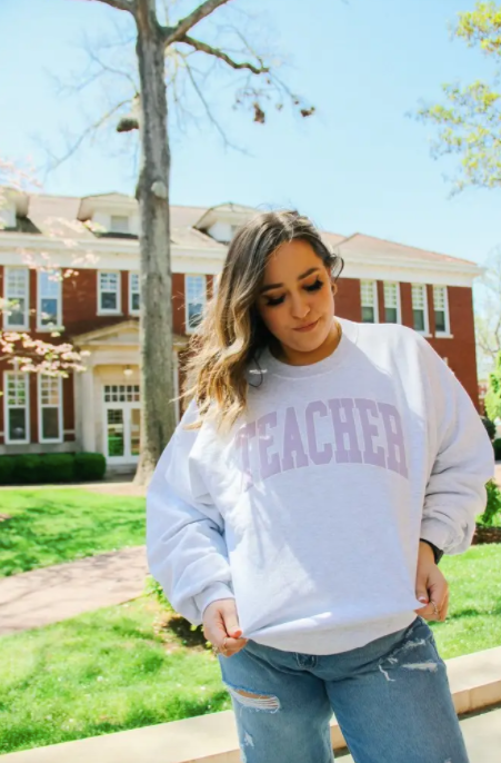Teacher Crew Neck Sweatshirt