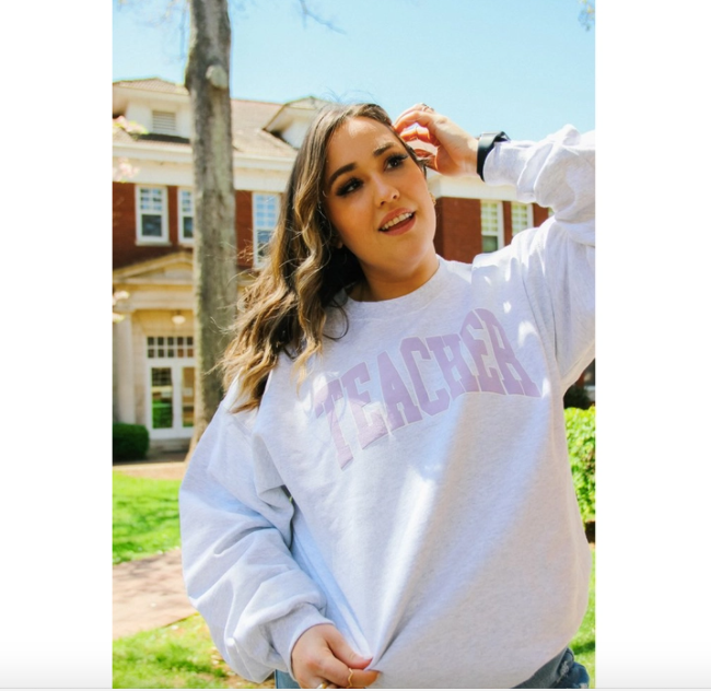 Teacher Crew Neck Sweatshirt