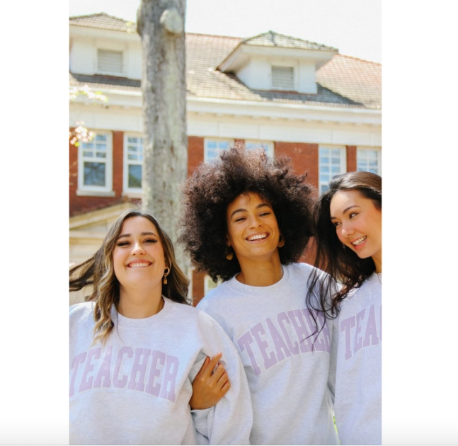Teacher Crew Neck Sweatshirt